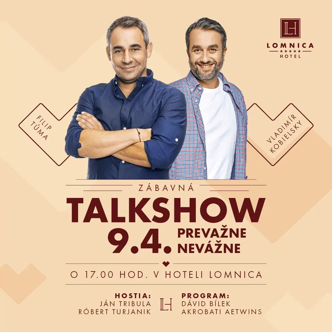 Zábavná talkshow s Vladimírom Kobielskym a Filipom Tůmom