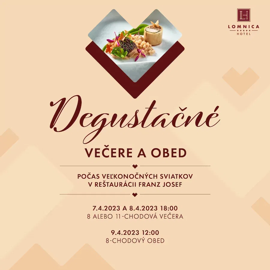 Degustačné večere a obed