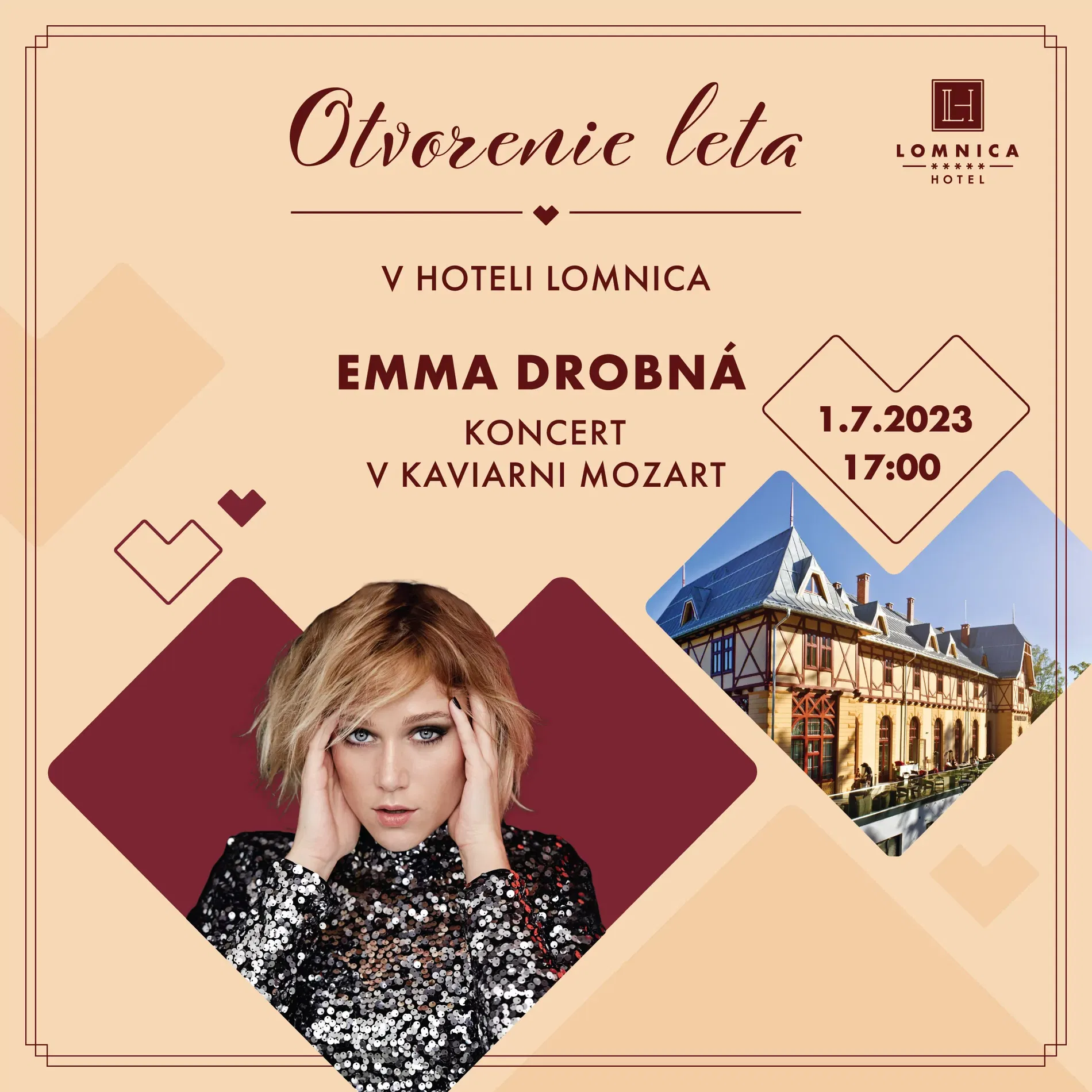 Otvorenie leta v Hoteli Lomnica: koncert Emmy Drobnej