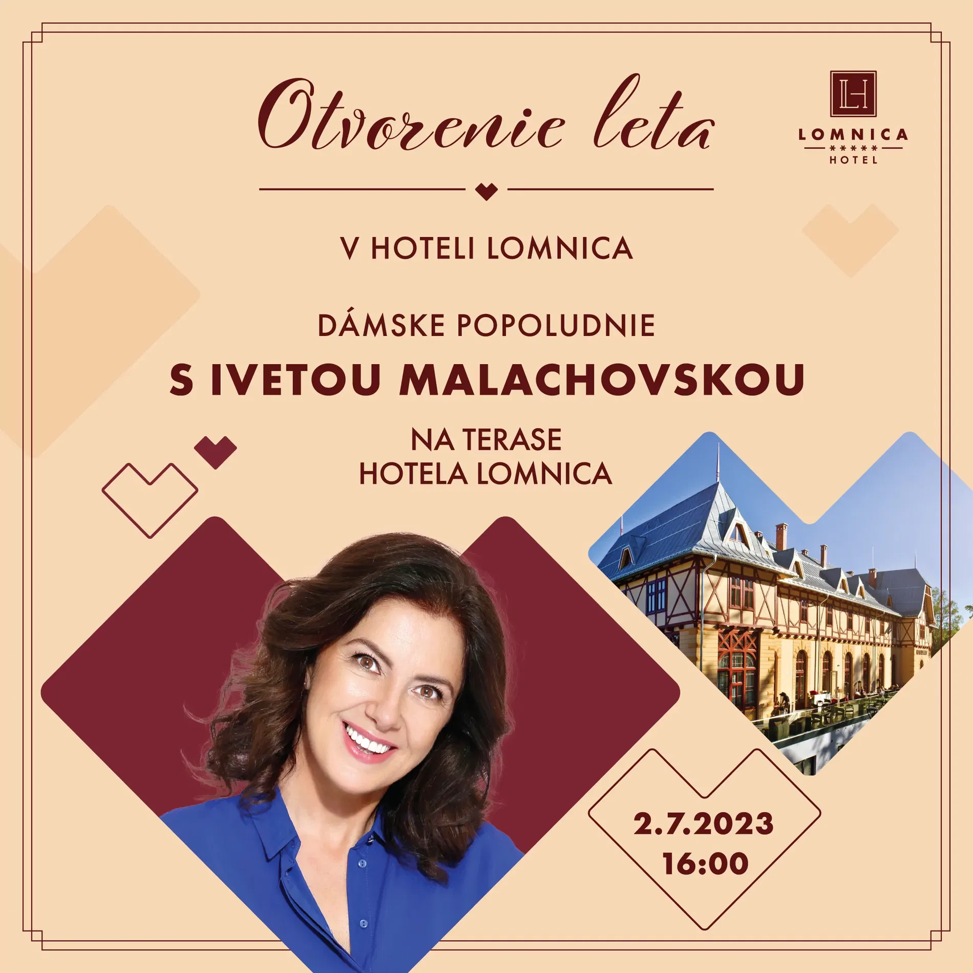 Otvorenie leta v Hoteli Lomnica: dámske popoludnie s Ivetou