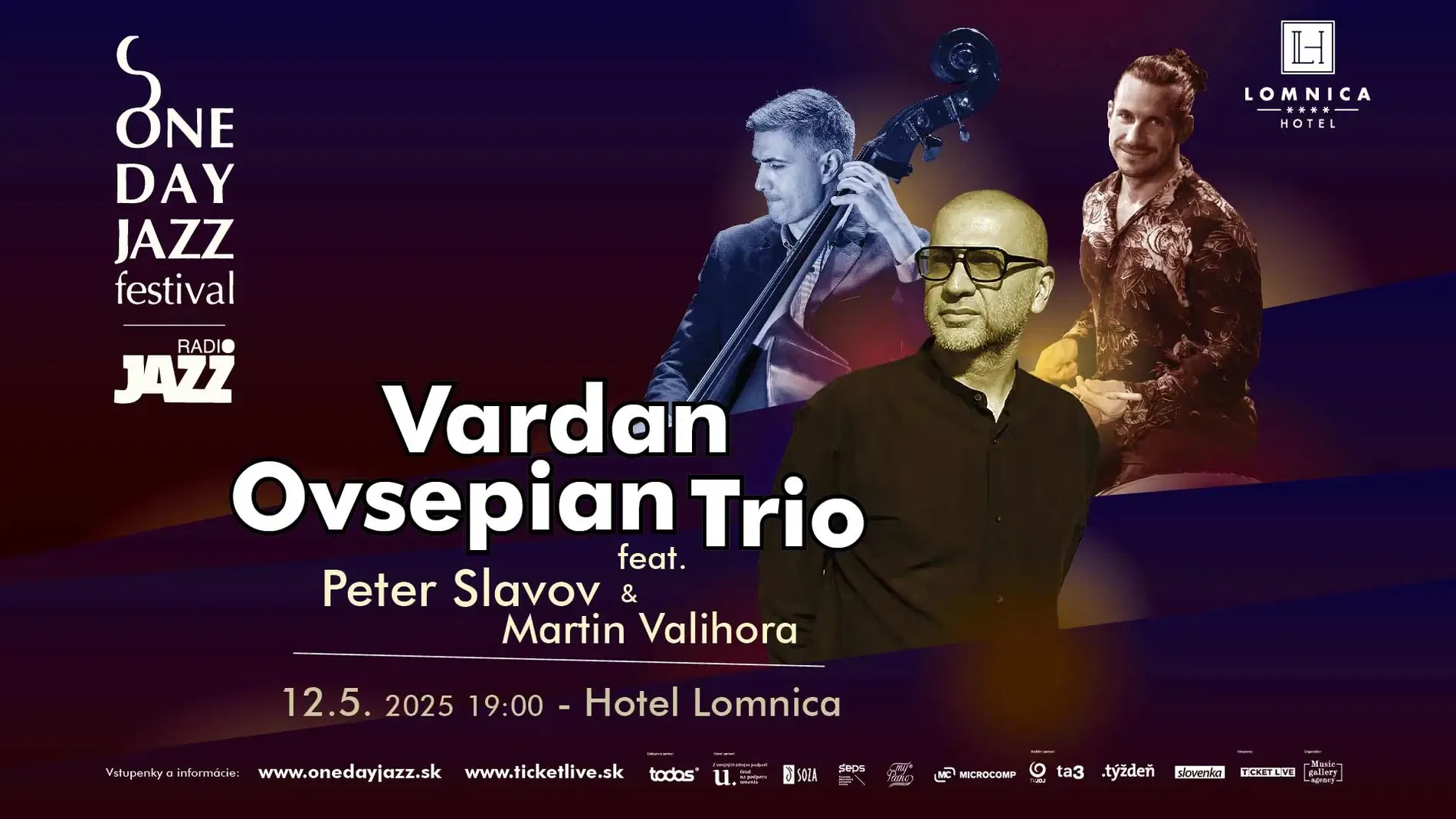 Vardan Ovsepian Trio – z technických dôvodov koncert presunutý na iný termín