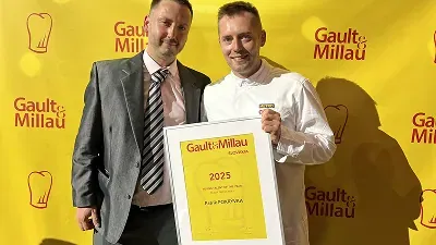 Šéfkuchár Patrik Pokrývka ocenenie
